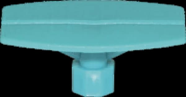 PDR Boyasız Göçük Düzeltme Plastiği Elips Düz 50X27Mm - D. N6 - Yeşil