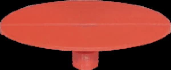 PDR Boyasız Göçük Düzeltme Plastiği Kırmızı Elips 75-50Mm - D. N6 - Kırmızı