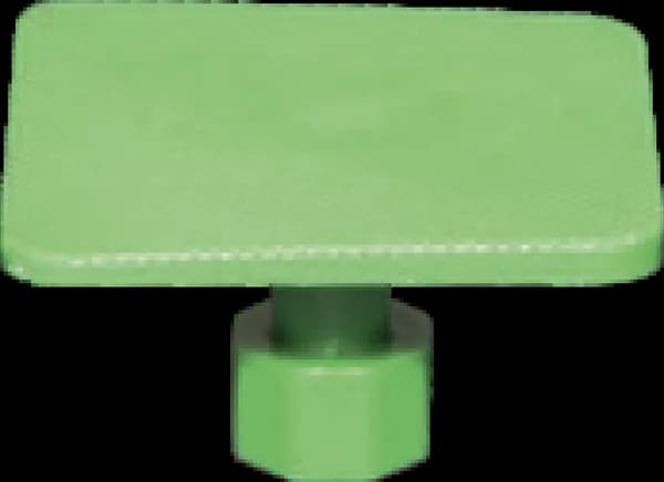 PDR Boyasız Göçük Düzeltme Plastiği 2 Köşe Taban 40mm*40mm - D. N6 - Yeşil
