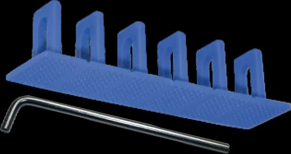 Set PDR Boyasız Göçük Düzeltme Plastiği Mavi 6 Lı Düz 40mm + L Kol