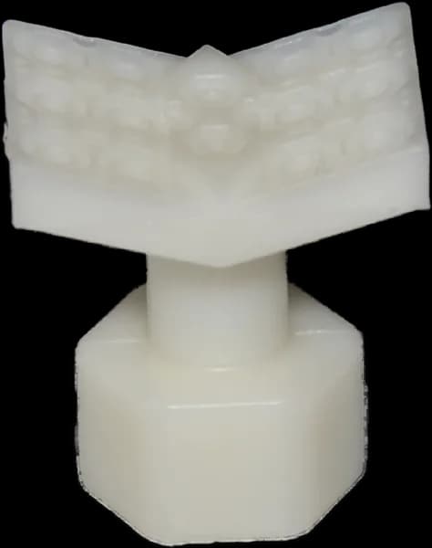 PDR Ekstra Boyasız Göçük Düzeltme Plastiği Köşe Düzeltme V Tİp Çap 20x15mm - D. N6 - Natural Beyaz
