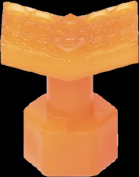 PDR Boyasız Göçük Düzeltme Plastiği V Tİp Çap 20x15mm - P. N6 - Turuncu