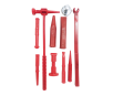 Set Plastik PDR Göçük Düzeltme Çekiç Ve Uç Takımı 10 Prç