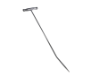 Pdr Çubuk Boyasız Göçük Dzüeltme 50cm x 6mm Tek Kıvrım Sivri Uç Krom Kaplı