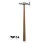 Pdr Çekiç Aluminyum Değişken Başlık 34-14 mm Başlık Uçları
